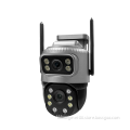 V380 4MP WiFi PTZ Solar-Powered Dual Lens Outdoor Security Camera
